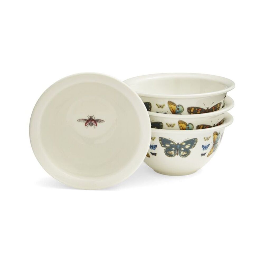 Portmeirion Set Of 4 Botanic Garden Harmony Dip Bowls, White